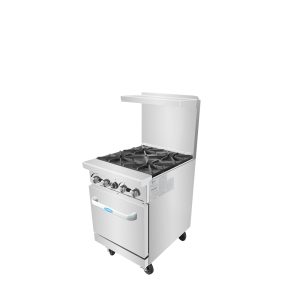 AGR-4B 24" 4-Burner Range with (1) 20" Wide Oven, Gas