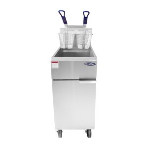 ATFS-50 Heavy-Duty 50 lb. Stainless Steel Deep Fryer, Gas