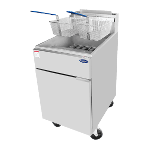 ATFS-75 Heavy-Duty 75 lb. Stainless Steel Deep Fryer, Gas