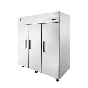 MBF8003GR — 78"-Wide Top Mount Solid 3-Door S/S Reach-in Freezer