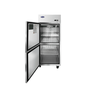 MBF8010GRL — 29"-Wide Top Mount Two (2) Divided Door Reach-in Refrigerator, Left-hand Hinge
