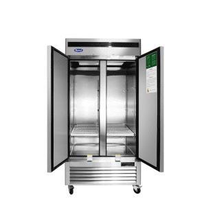 MBF8502GR — 40"-Wide Bottom Mount Solid 2-Door S/S Reach-in Freezer
