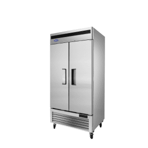 MBF8502GR — 40"-Wide Bottom Mount Solid 2-Door S/S Reach-in Freezer