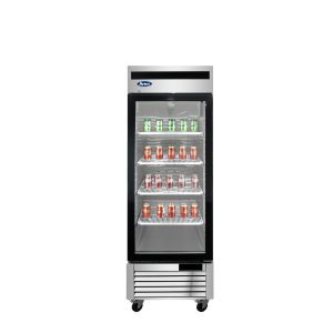 MCF8705GR — 27"-Wide One (1) Glass-Door S/S Bottom Mount Merchandiser Refrigerator