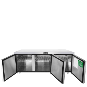 MGF8404GR — 72″ Triple-Door Undercounter S/S Refrigerator