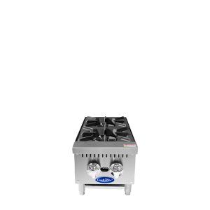 ACHP-2 Heavy-Duty Countertop 12" Hotplate Range, Gas