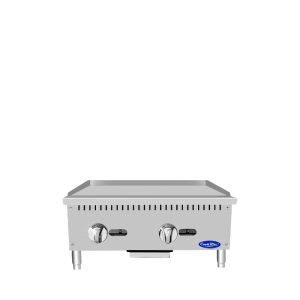 ATMG-24 Heavy-Duty Countertop 24" Manual Griddle, Gas