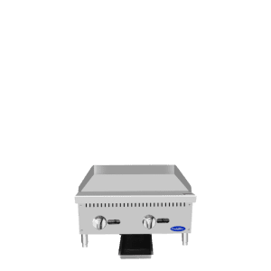 ATMG-24 Heavy-Duty Countertop 24" Manual Griddle, Gas