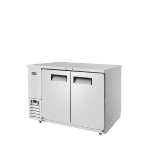 MBB59GR — 59″ 2-Door Back Bar Cooler with Solid Door, Stainless Steel