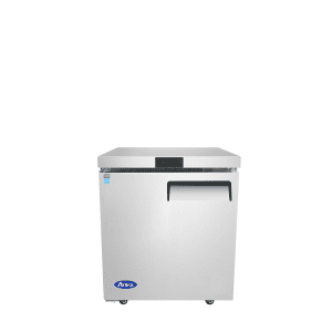 MGF8401GRL — 27″ Single-Door Undercounter S/S Refrigerator, Left-Hinged