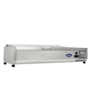 MSCT-48-10 48" Stainless Steel Refrigerated Countertop Prep Station
